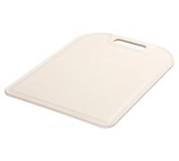GastroMax Planche à découper 35x25cm BIO | Beige | En plastique avec poignées | Trancher les légumes, fruits, viande, fromage | Sécurité alimentaire | Cuisine | L1 x W35 x H25 cm