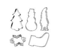 Emporte-pièce Noël, set de 5, acier inoxydable