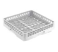 Gastronette Panier à Couverts, Assiettes, Verres, Tasses, Restauration, Lave-Vaisselle, Universel, en Plastique PP, 50 x 50 cm, à Grosses Mailles, Extensible, empilable