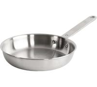 Gastrotools Poêle Inox 5-Ply 20 cm avec Cœur Aluminium | Excellente conduction thermique | Cuisson uniforme | Induction, gaz & four | Sans revêtement