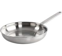 Gastrotools Poêle Inox 5-Ply 24 cm avec Cœur Aluminium | Excellente conduction thermique | Cuisson uniforme | Induction, gaz & four | Sans revêtement