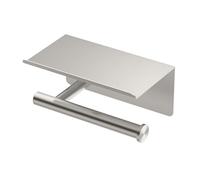 Gatco 1420 Latitude II Toilet Paper Holder with Mobile Shelf, Chrome