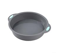 Gâteau rond flexible 25 cm facile à démouler dessert rond flexible | Silicone souple, facile et antiadhésif, rond de 25 cm, passe au lave-vaisselle