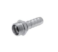 Gates Fluid Power 7100-12508-5 Raccord de tuyau, 12 G18mdl Mega Crimp DIN 24 deg Cône avec O Ring, lumière Série mâle, Straight