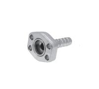 Gates Fluid Power 7347-19299-5 Raccord de tuyau 10 Gs21fpfl French gaz 24 degrés Cône haute pression Bride droite