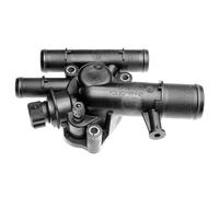 GATES TH27489G1 Thermostat d'eau avec boîtier avec joints 89°C Compatible avec RENAULT Megane II 3/5 portes BM, CM, BM0/1, CM0/1 Scénic II JM Megane II Coupé-Cabriolet EM, EM0/1, NISSAN PRIMERA P12