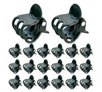 GATHINESS 120 Pièces Pince pour Plante Grimpante, Tuteur pour Plante en Plastique Noir, Réutilisable et Résistant à L’Usure, pour Tomate, Jardin Extérieur et Pot de Fleurs
