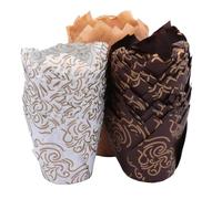 GATHINESS 150 Pièces Caissettes en Papier pour Cupcakes Moules à Pâtisserie Résistantes à L'huile Motifs Élégants pour Gâteaux et Bonbons, pour Anniversaires et Fêtes