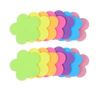 GATHINESS 16 Pièces Blocs-notes Autocollants en Papier Forme Fleur de Prunier Surface Lisse et Adhésif, Design Coloré Unique pour Bureau et Maison, Lot