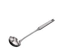 GATHINESS 1pièce Cuillère Filtre Huile Acier Inoxydable avec Bec Verseur Anti-goutte Ustensile Cuisine Inox pour Séparation Huile et Soupe Manche Long Ergonomique Nettoyage Facile Usage