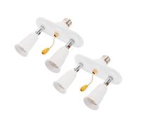 GATHINESS 2 Pièces Adaptateur de Base de Lampe E26 E27 Chaînette, Culot à Vis en Cuivre et Pbt, Contrôle Facile de L'éclairage pour Lampes de Bureau et Usage Commercial