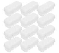 GATHINESS 20 Pièces Boîte de Rangement Plastique et Gestion Facile pour Flacons 5ml avec Compartiments, Organisation Rapide pour Laboratoires et Médicaux