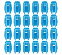 GATHINESS 24 Pièces Isolateur de Clôture Électronique en Plastique Fente 14mm, Clips de Fixation Solide pour Fil de Clôture Électrique, pour Gestion Agricole et Pâturages