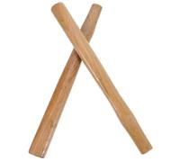 GATHINESS 2pcs Manche de Marteau à Panne Ronde en Bois Prise Sécurisée et Finition Vernie, Accessoire Pratique pour Jardinage et Aventure en Plein Air