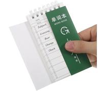 GATHINESS 3 Pièces Bloc-notes de Poche Rentrée Scolaire, Cahier de Vocabulaire Portable en Papier Vert, pour L'écriture la Mémorisation des Mots en omicile