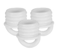GATHINESS 3 Pièces Bouchon en Caoutchouc Étanche pour Seau à Serpillière Blanc, Pratique Installation Facile, pour Salle de Bain à Domicile