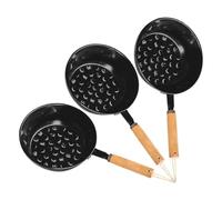 GATHINESS 3 Pièces Pot D'allumage au Charbon de Bois Portable Poignée | Fer Perforé, Transfert Propre du Charbon, Allumage Rapide, pour Foyer, Camping Cuisine Extérieure