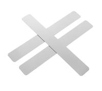 GATHINESS 3 Pièces Tableau Mural Mémo à Domicile en Fer Argenté Design Multifonctionnel et Compatibilité Métal pour Bureau et École Minimaliste