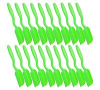 GATHINESS 50 Pièces Pelle à Terreau pour Plantes Succulentes en Plastique Vert, Outil Polyvalent de 14,5 X 2,5 X 1,7 Cm, Manipulation Facile Sol pour Jardinage et Plantation de Fleurs