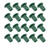 GATHINESS 60 Pièces Capuchons en PVC Vert pour Tuteurs Bambou, Protection Champignon Résistante aux Intempéries, Installation Facile pour Jardins et Pépinières Professionnelles