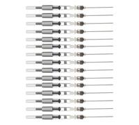 GATHINESS Absorbeur D’encre pour Stylo-plume, Recharge D’encre à Visser, 15 Pcs, Acier Inoxydable et Plastique, Argenté, Calibre 3,4mm, pour Réparation et Nettoyage, Élève et Bureau