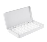 GATHINESS Boîte de Peinture Aquarelle en Fer Blanc Compartiments pour Rangement, Kit de Peinture Pratique pour Apprendre L'art et Peindre, Matériau Plastique Solide