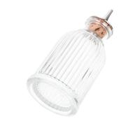 GATHINESS Bouteille en Verre Décorative Embossée Rétro Conserve Frais avec Bouchon Étanche Gourde Isotherme Élégante pour Bar à Domicile ou Hôtel