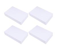 GATHINESS Cartes Mémoire en Papier Surface D'écriture Lisse et Format Portable Lot de 200 Blanches Lignées pour Fournitures Scolaires et Activités Créatives