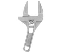 GATHINESS Clé à Molette Multifonctionnelle Outils Robustes en Alliage D'aluminium Argenté Poignée Courte pour Plomberie pour Réparation Évier et Tuyauterie