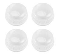 GATHINESS Couvercle de Bouton de Cuisinière 4pcs en Plastique Blanc Résistante à L'usure pour Four et Gazinière, Sécurité Garçon et Filles Garantie