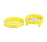 GATHINESS Couvercle de Germination en Plastique, Couvercle Germoir, Jaune, Support à Quatre Pieds, Facile à Serrer Retirer, pour Bocaux Mason, Kit de Germination