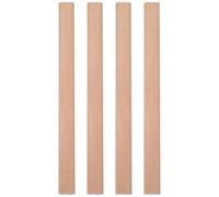GATHINESS Crayons de Charpentier Résistants Déformation Durée de Vie Prolongée en Bois Beige Lot de 4 pour Marquage Précis en Construction