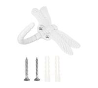 GATHINESS Crochet Mural Libellule en Fer Blanc Rétro pour Suspendre Vêtements et Serviettes, Décoration Maison Unique et Fonctionnelle, 1 Set