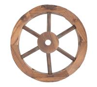 GATHINESS Décoration Murale 25cm en Bois Vintage de Roue de Chariot Rustique Installation Simple pour Salon et Espace de Vie