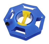 GATHINESS Dévidoir Portable Bleu en PP Résistant à l'Usure, Enrouleur de Rallonge pour Garage, Rangement de Câble Facile, Poignée Centrale Rotative