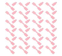 GATHINESS Étiquettes Alimentaires Autocollantes Adhésion Forte Rondes en Papier Rose Lot de 300 Design Facile à Retirer, Rangement Réfrigérateur