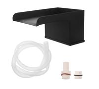 GATHINESS Filtre Bassin Cascade Large, Plastique Noir, Installation Rapide | Circulation, Assemblage Modulaire, Compatible Pompes et Aérateurs, pour Patio et Balcon, Accessoires Couleur Aléatoire