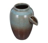 GATHINESS Fontaine Extérieure Pot Céramique à Eau Circulante pour Jardin | Style Artistique Moderne, Montage Diy, Usage Terrasse Balcon Bassin, Forme Pot Céramique Décorative