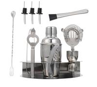 GATHINESS Kit Complet en Acier Inoxydable Shaker à Cocktails Professionnel 12 Pièces Accessoires pour Boissons et Préparation de Cocktails pour Bar à Domicile