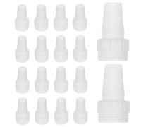 GATHINESS Lot de 40 Embouts en Plastique Blanc pour Ballon D'eau, Raccords Cannelés Pratiques et Polyvalents pour Remplissage Rapide et Facile des Ballons D'eau