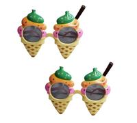 GATHINESS Lunettes Créatives de Glace pour Halloween et Soirée Déguisée pour Fête et Déguisement, 1 Set de 2 Pièces Monture PC et Verre, Accessoires Amusants