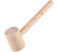 GATHINESS Marteau en Bois Beige Polyvalent et Ergonomique pour Travail du Cuir et Fabrication de Bois, Outil pour Artisans Professionnels et Amateurs