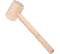 GATHINESS Marteau en Bois Léger pour Travail du Cuir et Sculpture, Outil en Bois Beige pour Bricolage et Gravure DIY