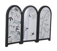 GATHINESS Mini Paravent Chinois de Table Pliable en Acrylique 3 Panneaux | Décor de Bureau et Maison, Pièce D’art Légère, Style Asiatique Traditionnel pour Intérieur