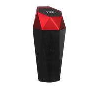 GATHINESS Mini Poubelle de Voiture pour Porte-gobelet Auto Rouge en PP | Compacte, Facile à Nettoyer, Gain de Place, pour Console Centrale et Utilisation Quotidienne