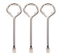 GATHINESS Ouvre-boîte Manuel en Fer 3pcs Design Ergonomique Antidérapant pour Couvercle de Peinture 5l, Durabilité et Résistance à L'usure
