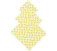 GATHINESS Papier ciré alimentaire 3 feuilles en cire d'abeille, film naturel pour emballage de sandwichs et pâtisseries, résistant à l'huile, pour usage en cuisine
