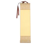 GATHINESS Parchemin Accessoire Mural Suspendu en Tissu Beige Vintage Rouleau Rétro Élégant Vierge pour Calligraphie et Peinture pour Création DIY