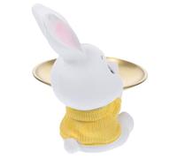 GATHINESS Plateau Décoratif Lapin Rose Multifonction pour Bijoux et Bonbons Rangement Entrée et Décoration de Salon Support Pratique pour Clés et Petits Objets
