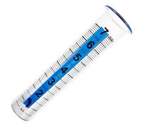 GATHINESS Pluviomètre en Plastique Échelle Graduée, Outil de Mesure des Précipitations Précis et Créatif pour Jardin et Maison, Tube de Mesure Extérieur Lumineux